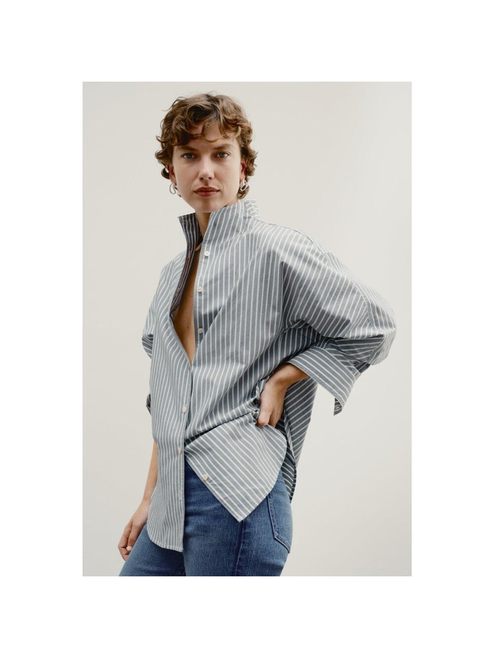 AYR The Tate Button Down Shirt Women’s Size Medium Nocturne